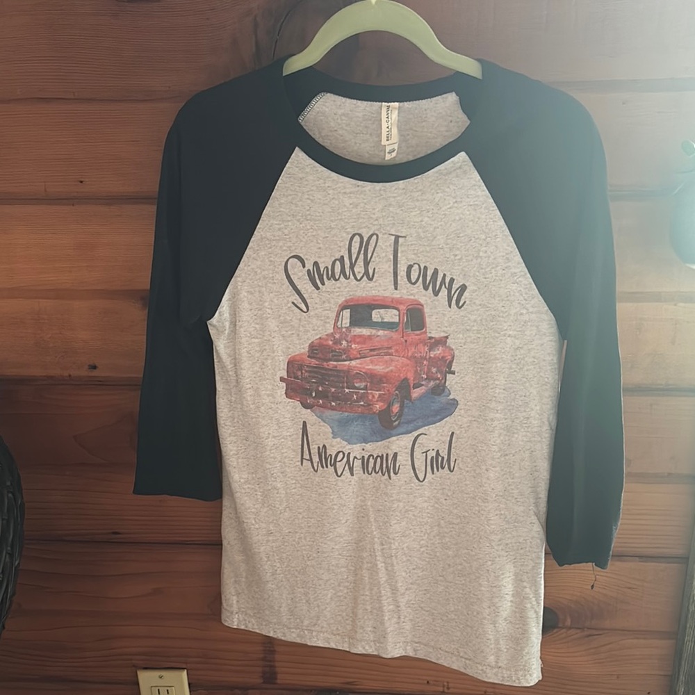 Small Town American Girl 3 Quarter Sleeve Shirt